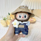 Labubu Keychain Doll Clothes New 15CM Labub Key Holder Doll Clothes Set Accessories Fashion